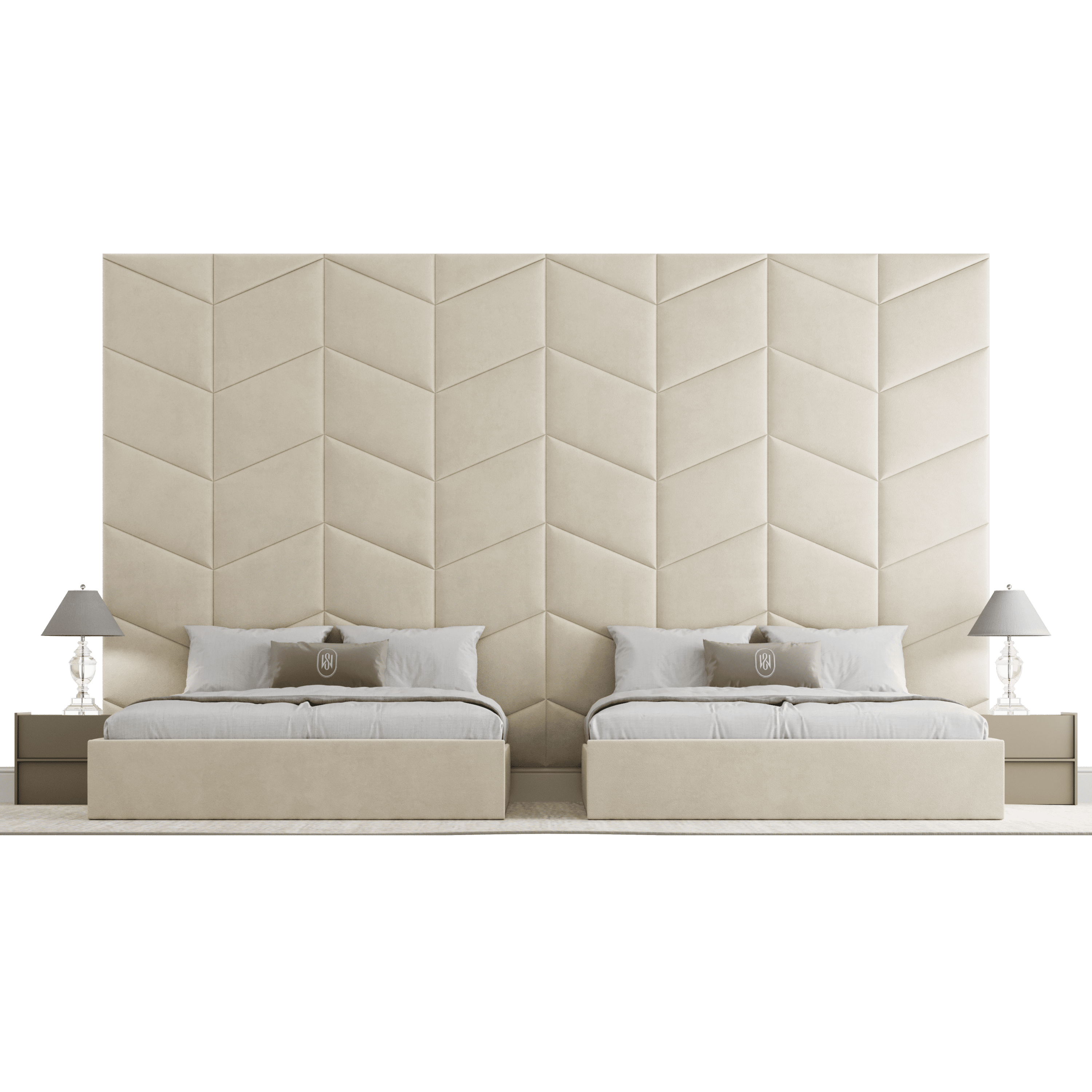 CHEVRON W160" SPLIT BEDS
