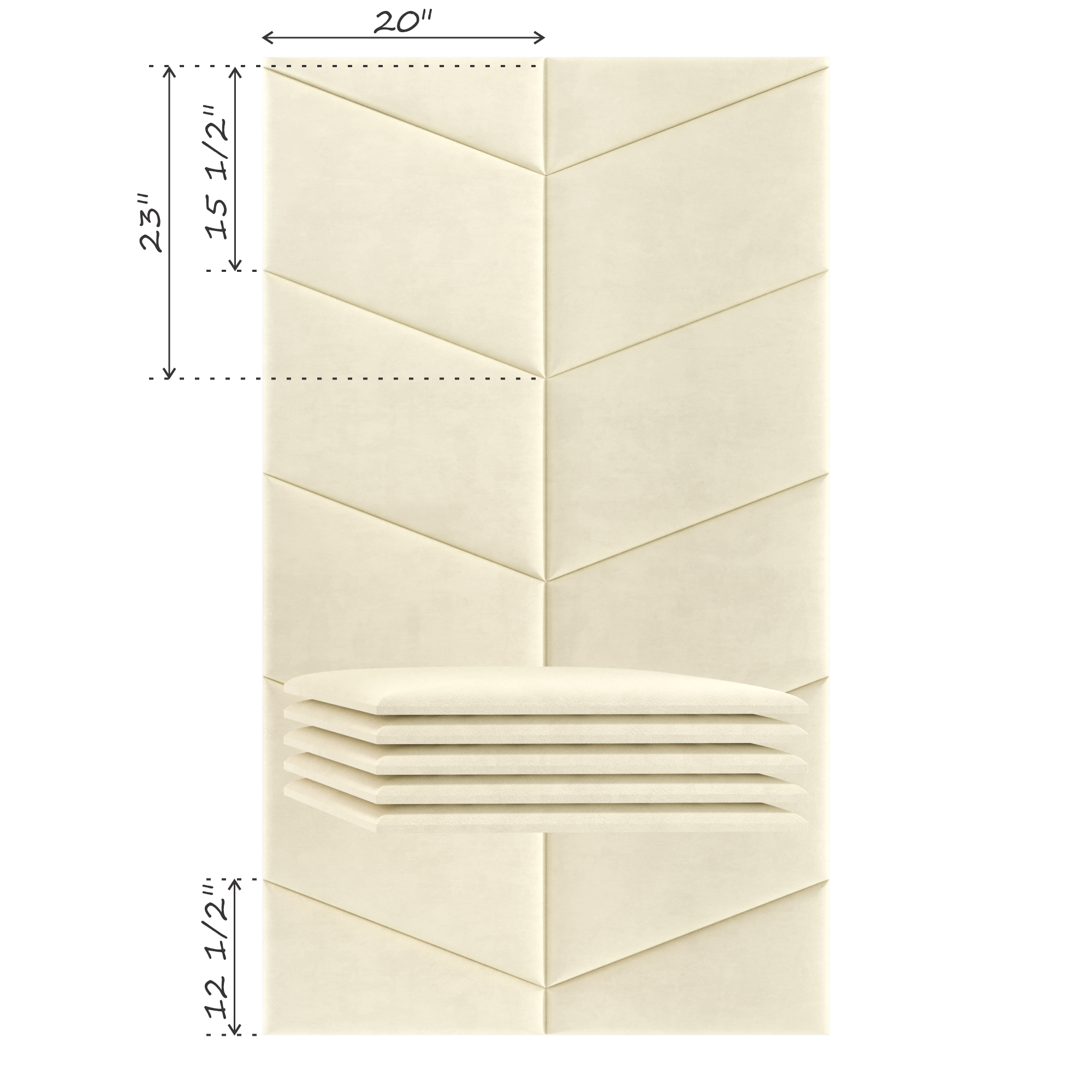 CHEVRON (SOLD IN MULTIPLES OF 2 PANELS)