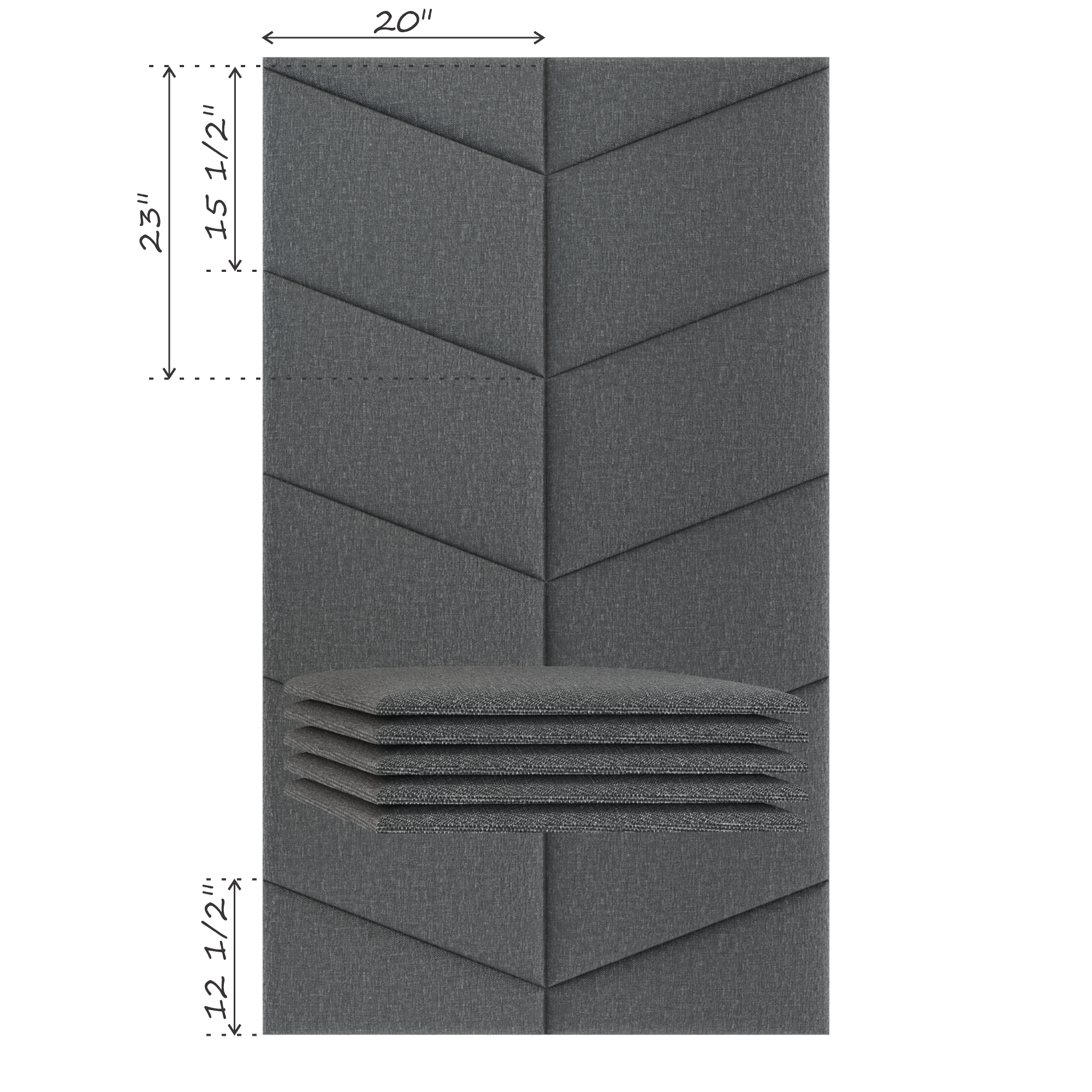 CHEVRON (SOLD IN MULTIPLES OF 2 PANELS)
