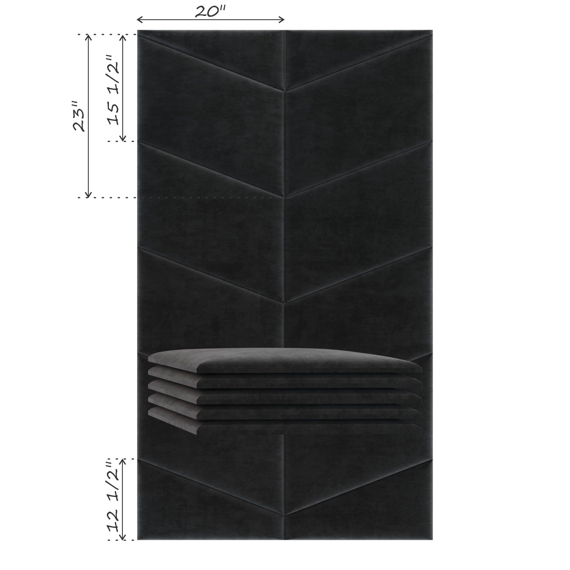 CHEVRON (SOLD IN MULTIPLES OF 2 PANELS)