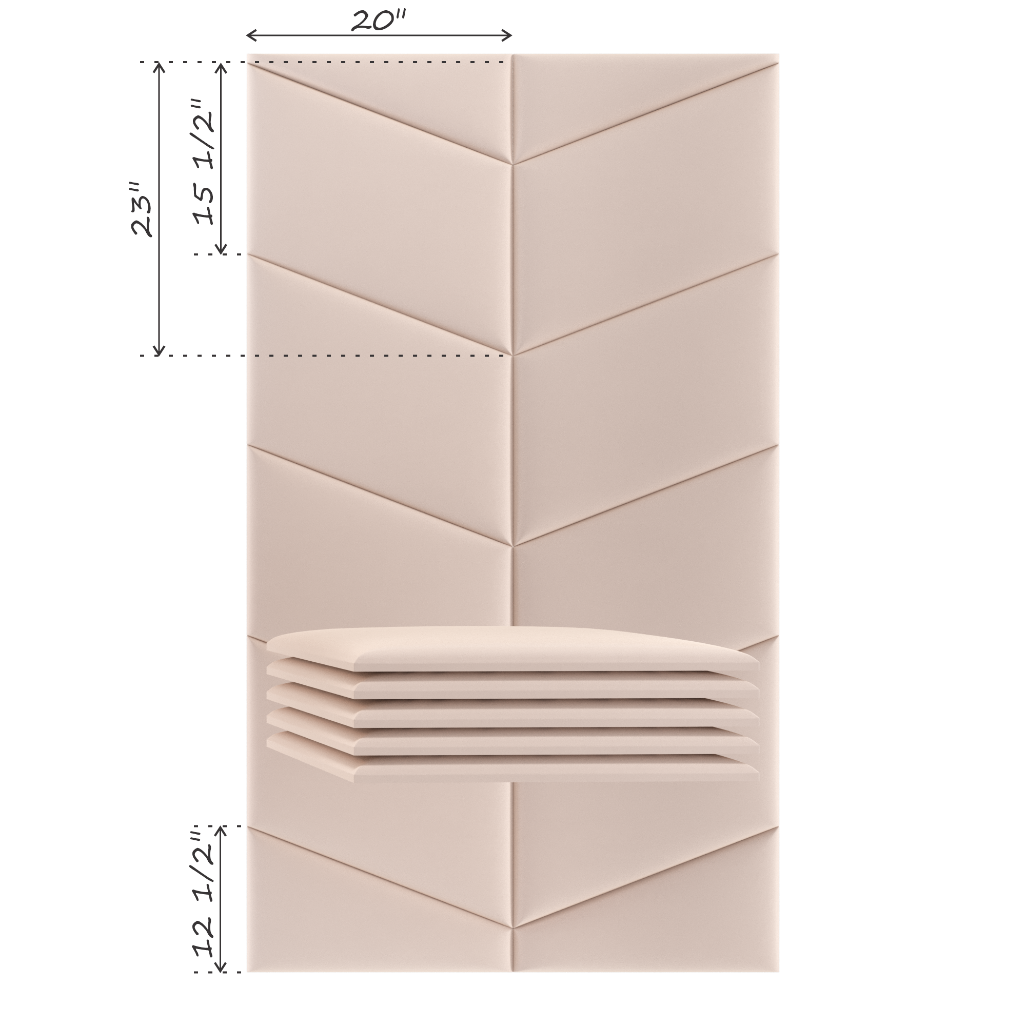 CHEVRON (SOLD IN MULTIPLES OF 2 PANELS)