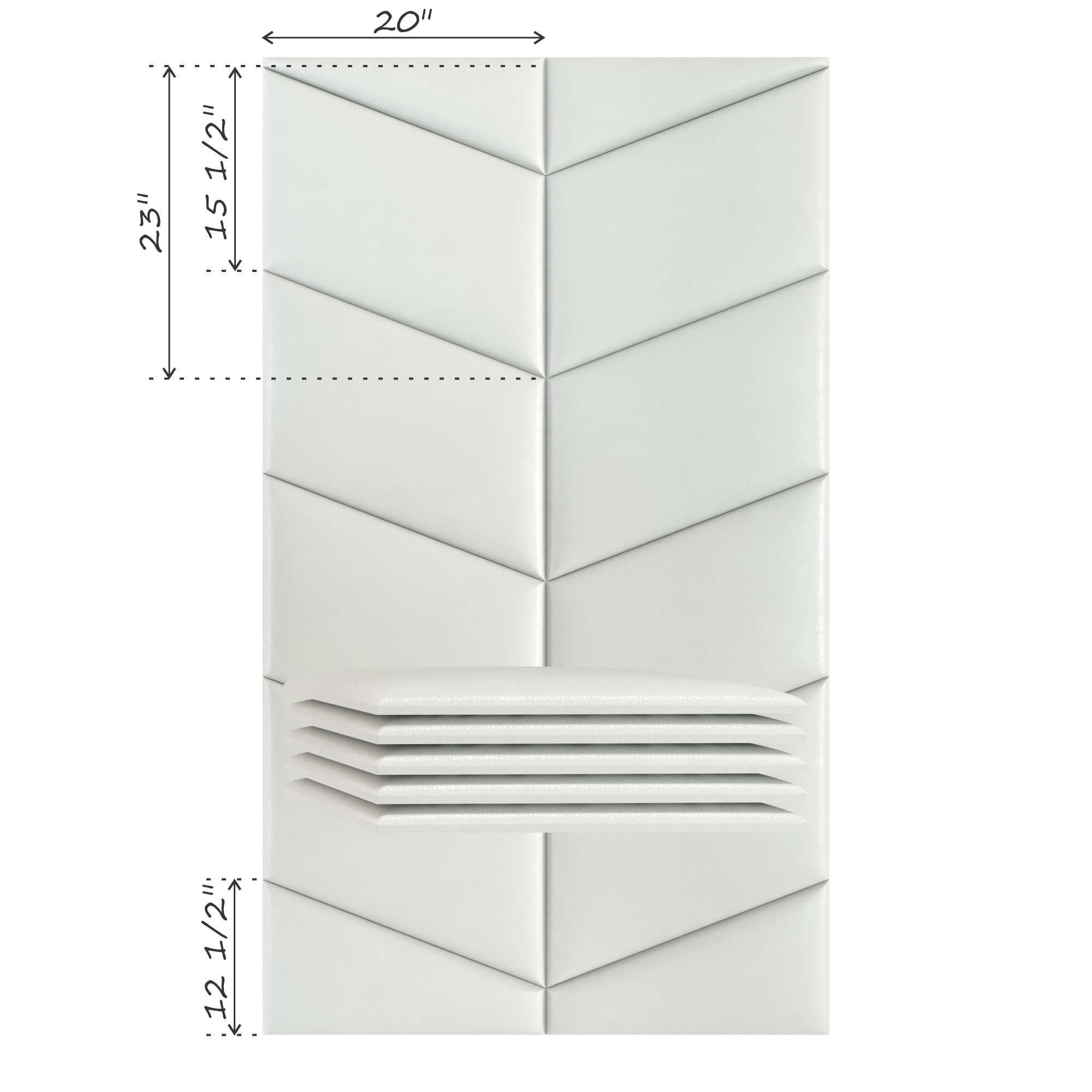 CHEVRON (SOLD IN MULTIPLES OF 2 PANELS)