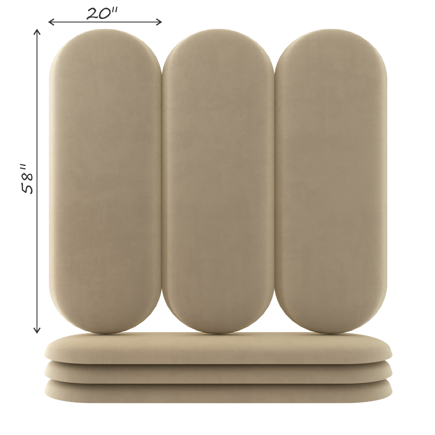 SAVOIARDI 20"x 58" (SOLD IN MULTIPLES OF 2 PANELS)