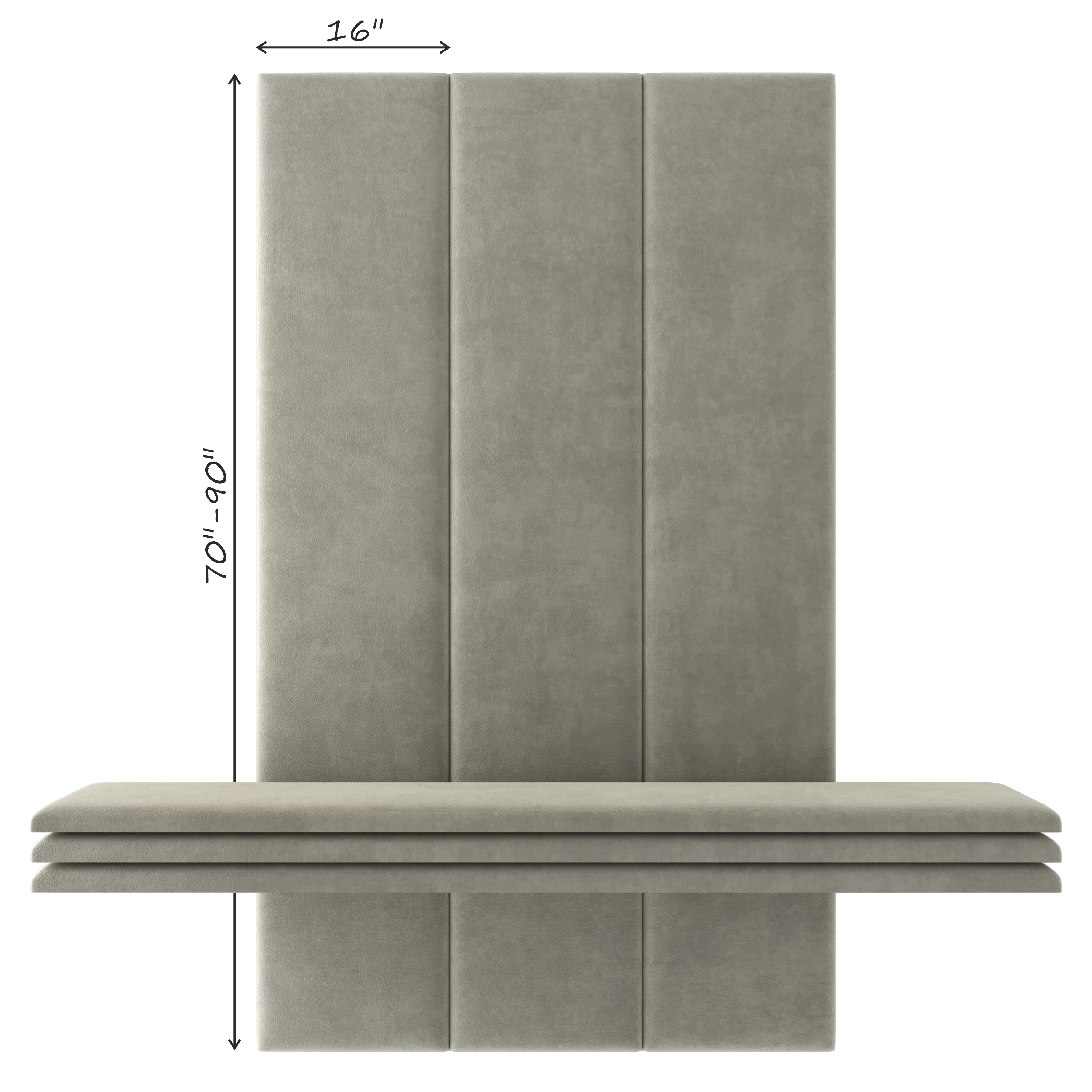 LINEAR 16" (SOLD IN MULTIPLES OF 2 PANELS)