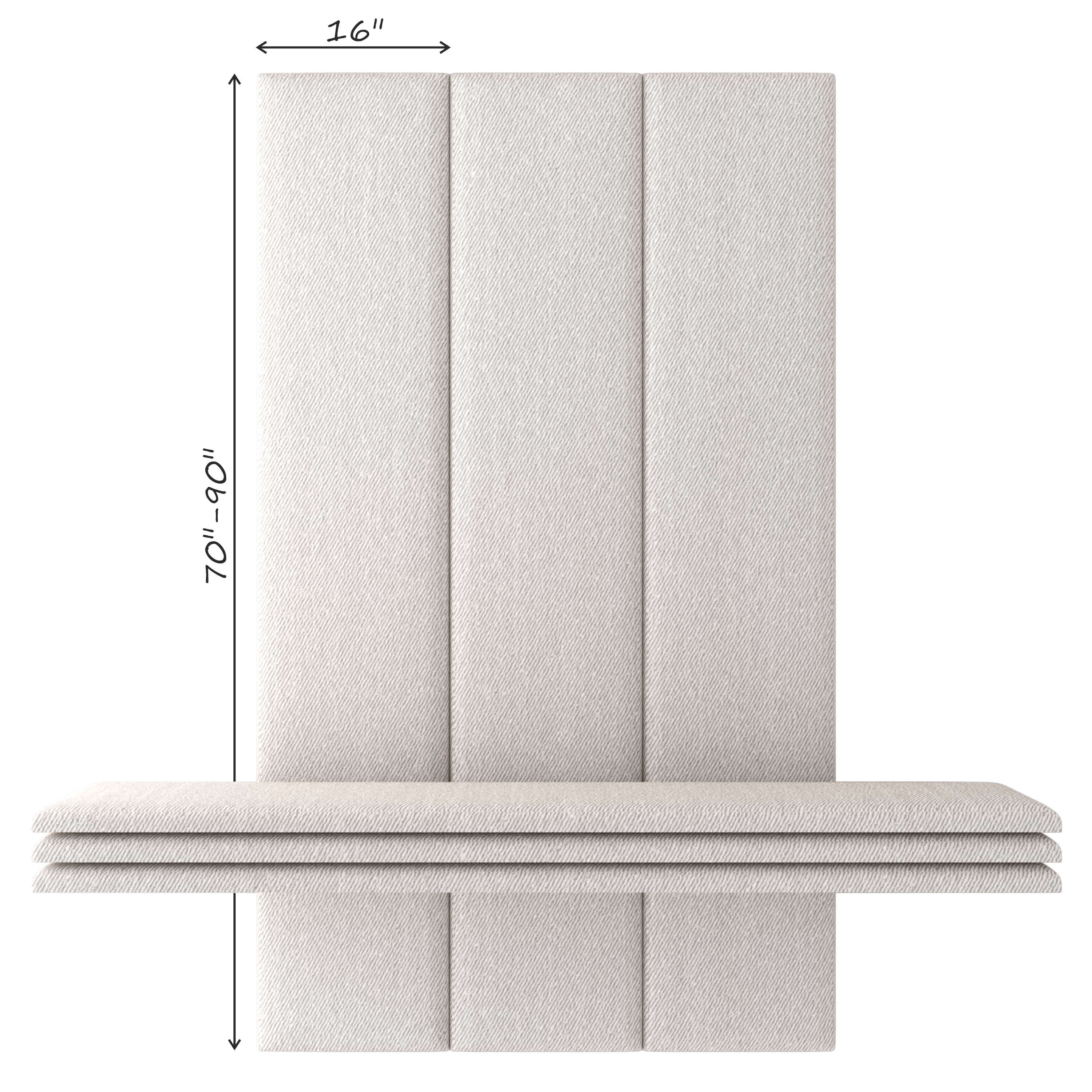 LINEAR 16" (SOLD IN MULTIPLES OF 2 PANELS)