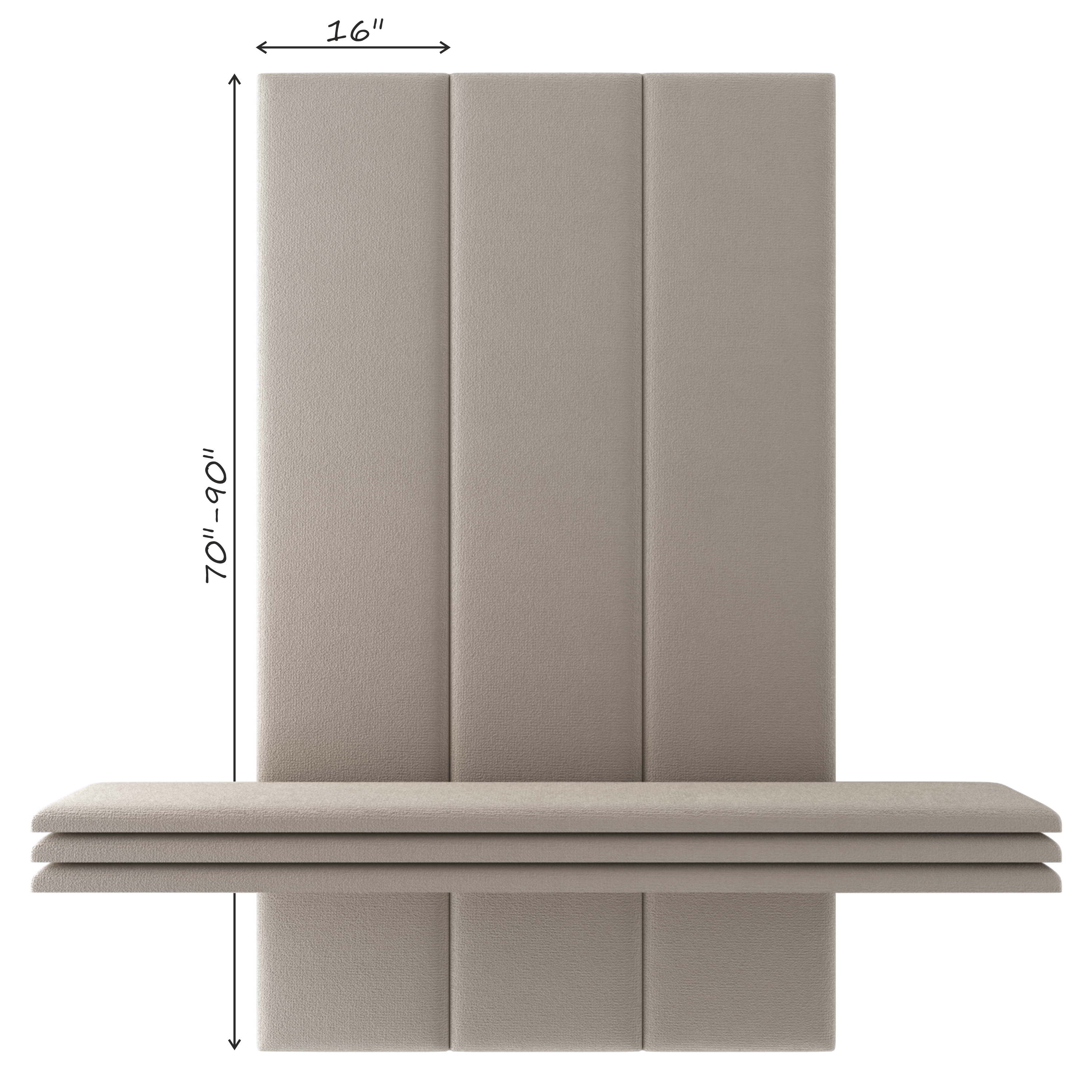 LINEAR 16" (SOLD IN MULTIPLES OF 2 PANELS)