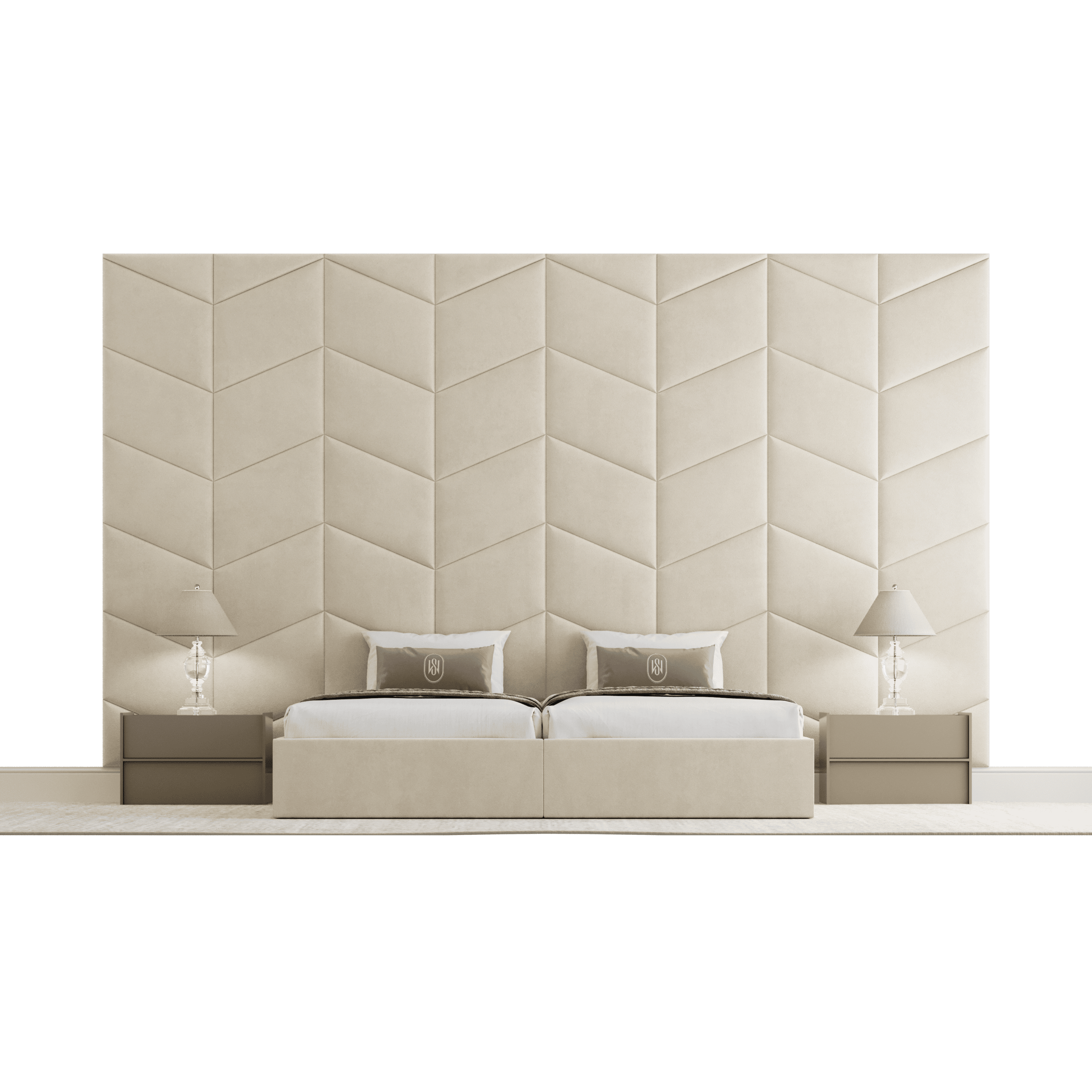 CHEVRON W160" SPLIT BEDS