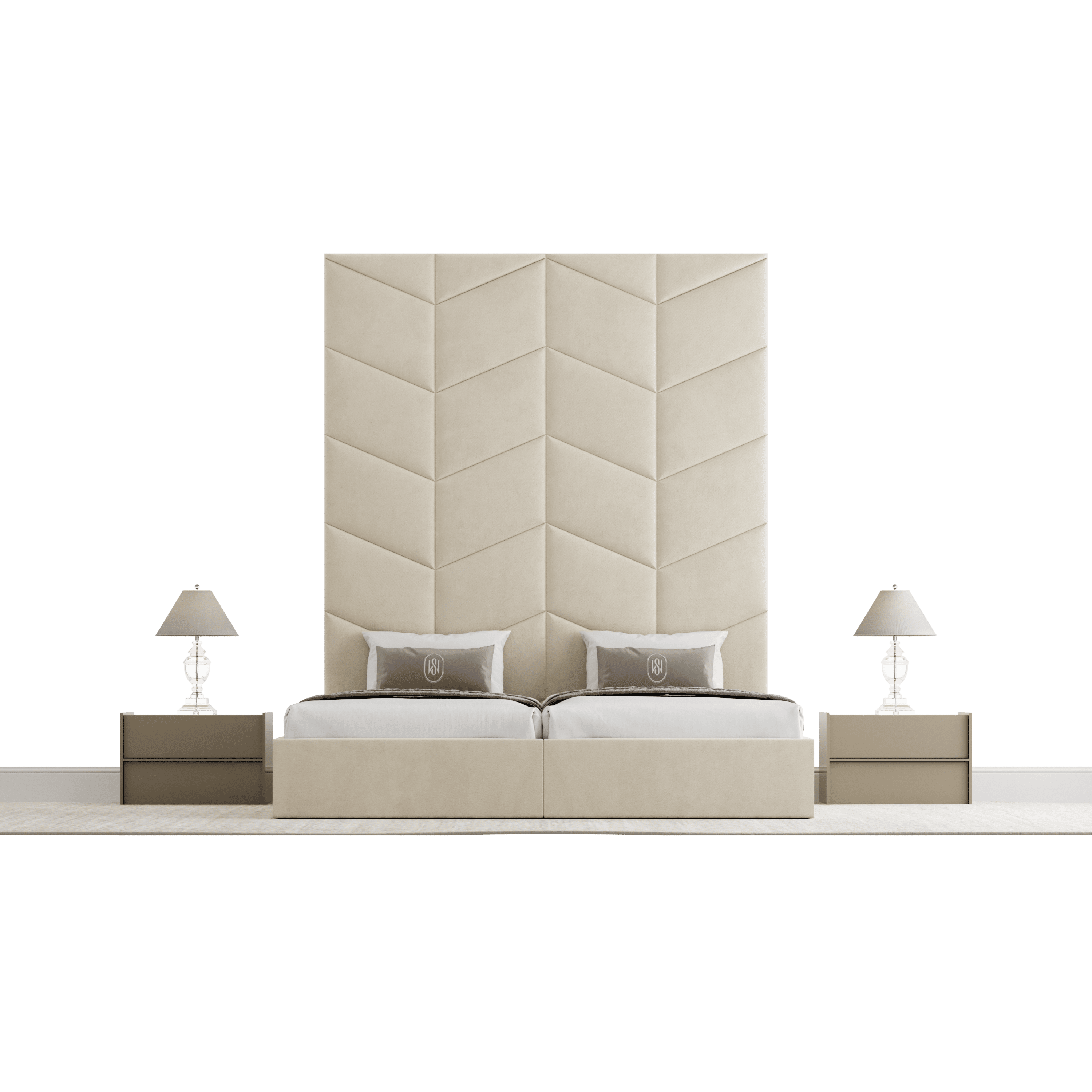 CHEVRON W80" SPLIT BEDS
