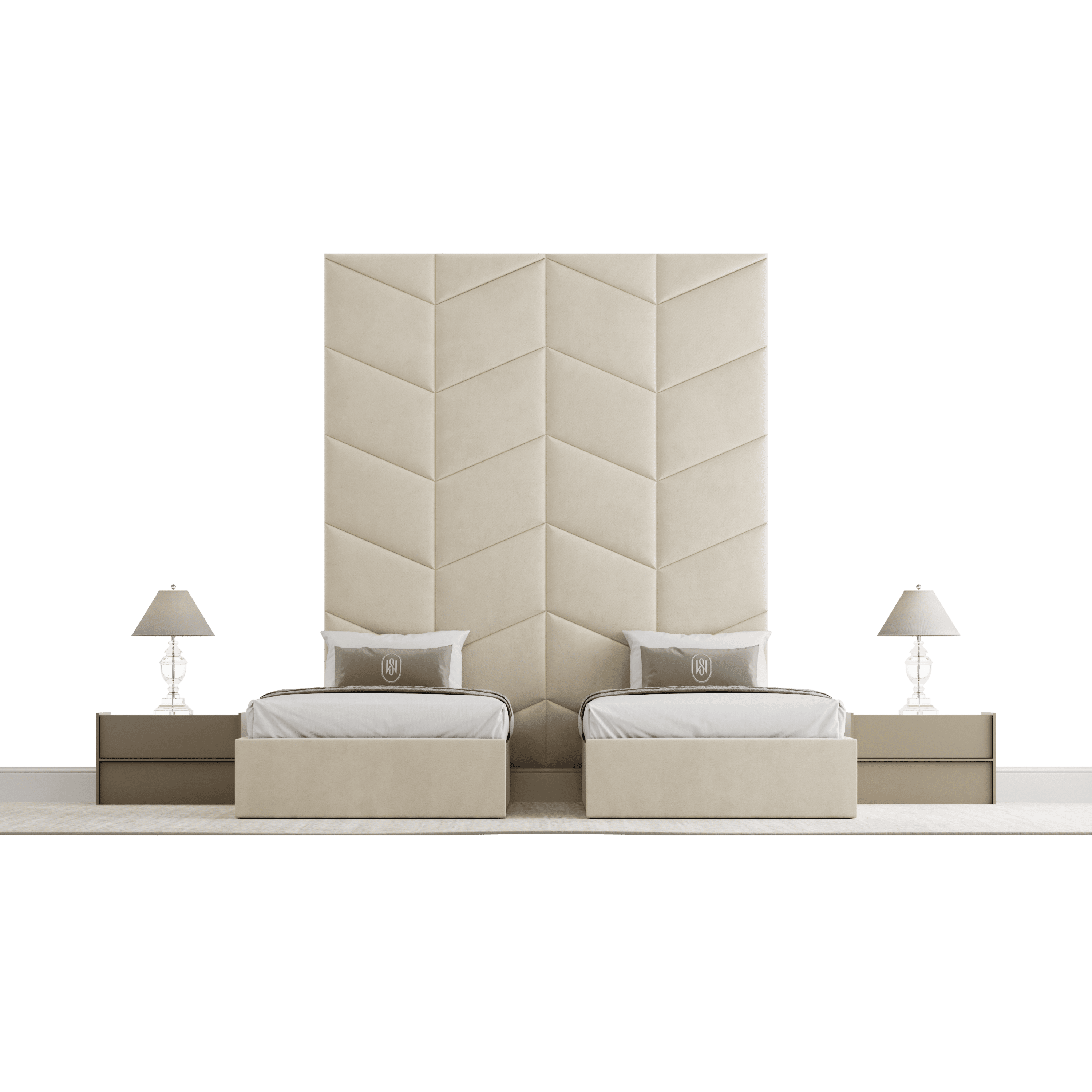 CHEVRON W80" SPLIT BEDS