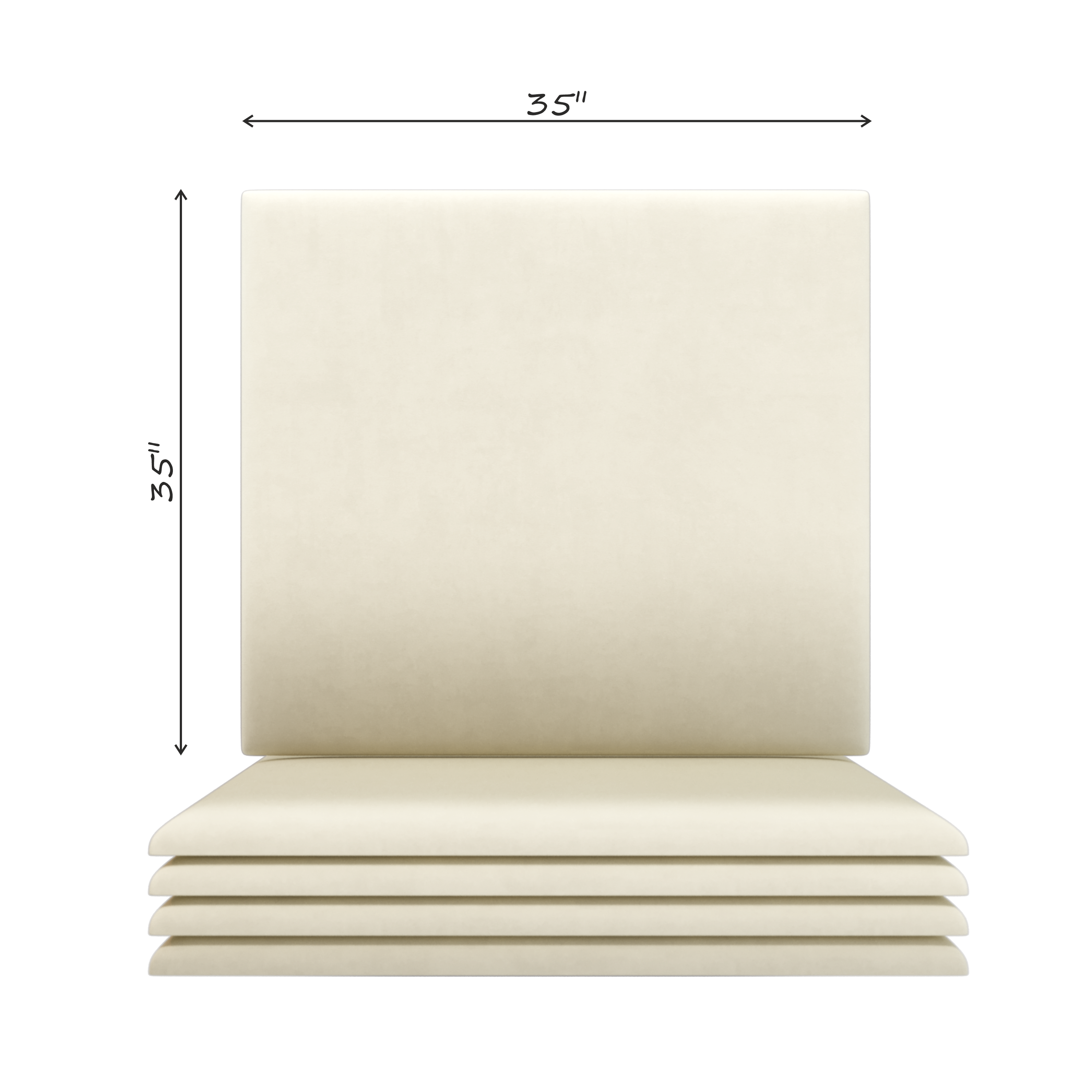 SQUARE 35"х 35" (SOLD IN MULTIPLES OF 2 PANELS)