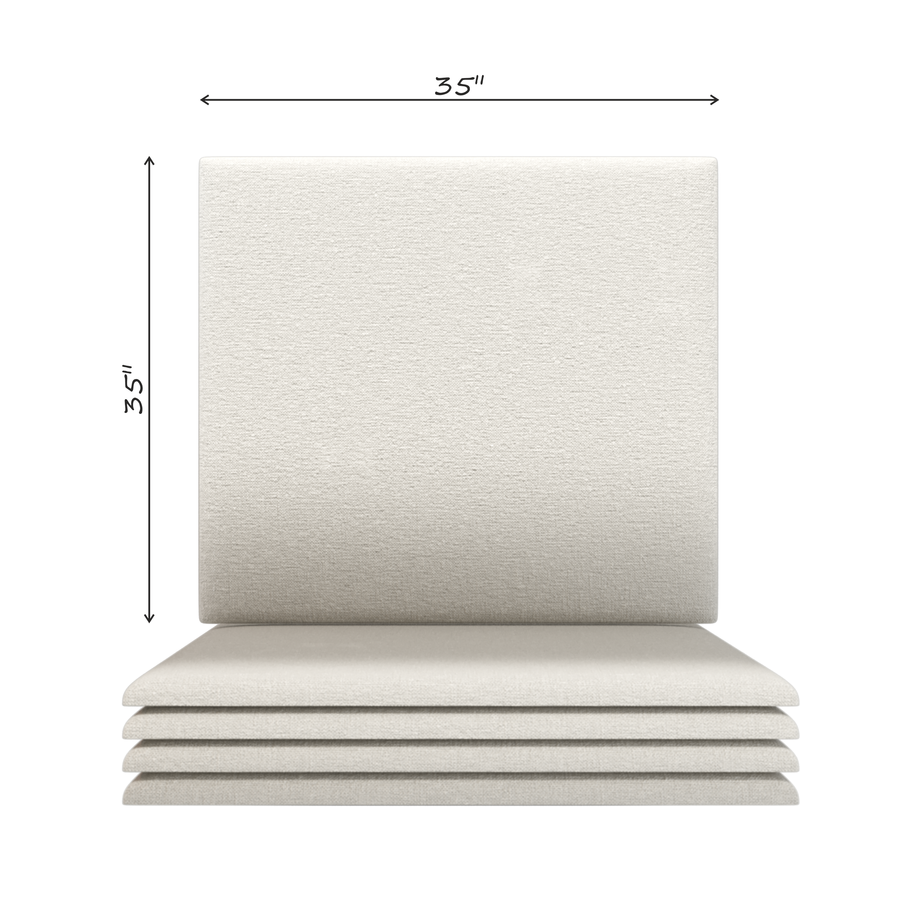 SQUARE 35"х 35" (SOLD IN MULTIPLES OF 2 PANELS)