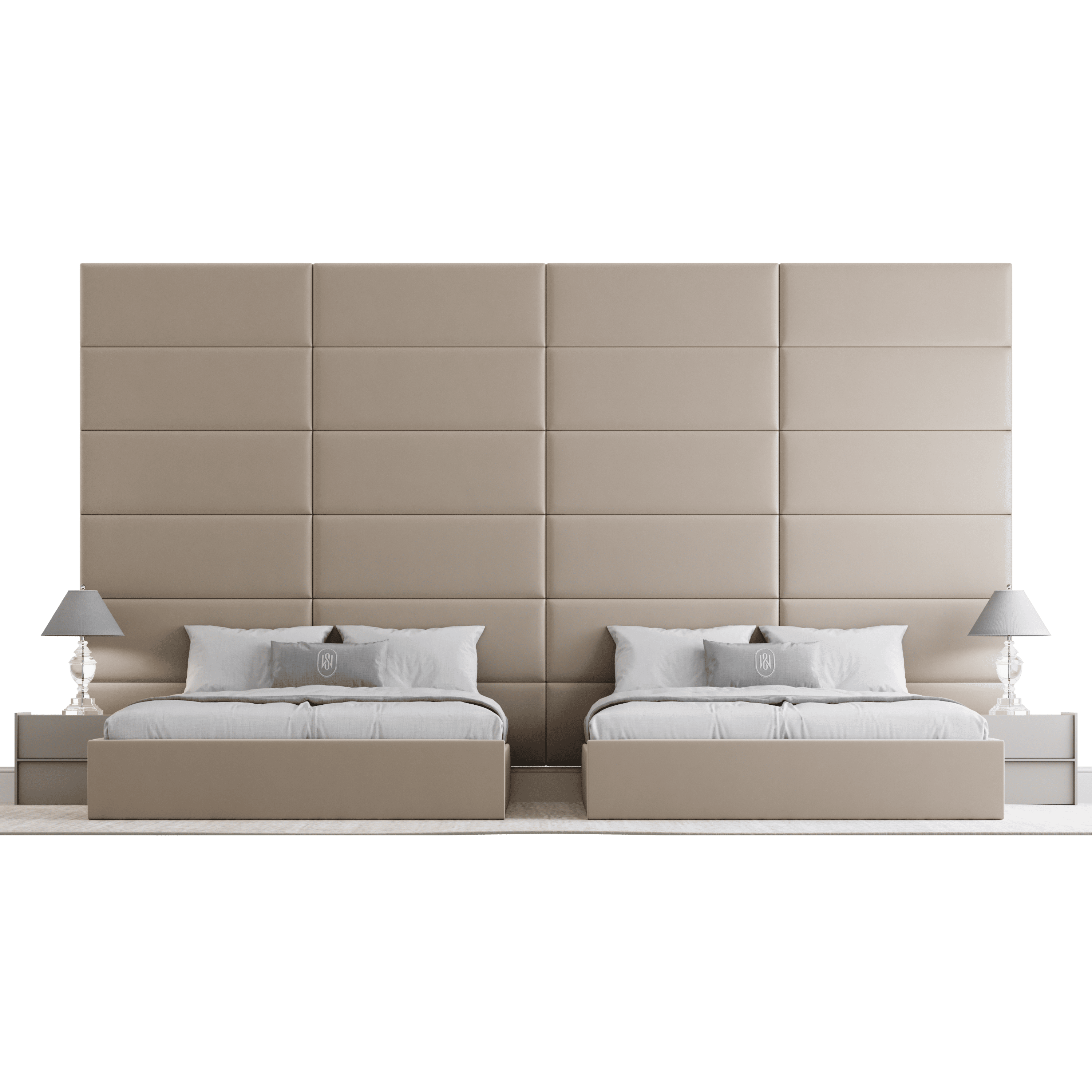 RECTANGULAR W160" SPLIT BEDS